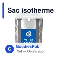 Sac isotherme personnalisable Theon avec logo pour entreprises - Miniature 6