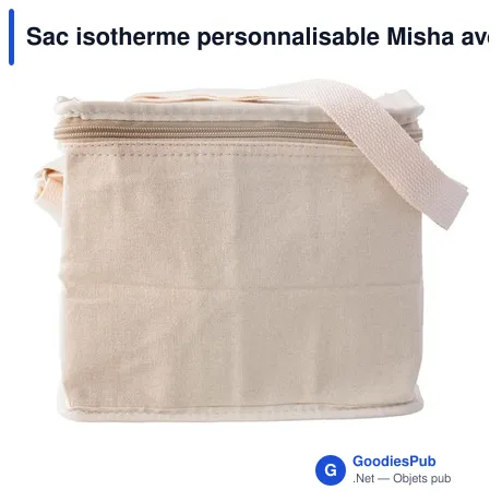 Sac isotherme personnalisable Misha avec logo pour vos événements