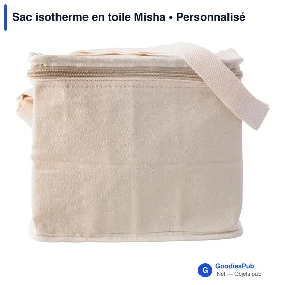 Sac isotherme personnalisable Misha avec logo pour vos événements - Image 1