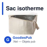Sac isotherme personnalisable Misha avec logo pour vos événements - Miniature 2