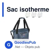 Sac isotherme personnalisable étanche IPX6 en PVC avec logo - Adventure - Miniature 1