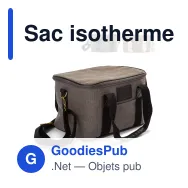 Sac isotherme personnalisable 12 litres en toile avec logo - Orrefors Hunting - Miniature 1