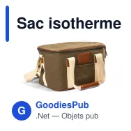 Sac isotherme personnalisable 12 litres en toile avec logo - Orrefors Hunting - Miniature 3