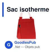 Sac isotherme personnalisable pliable avec tapis de pique-nique avec logo - 2 en 1 - Miniature 3