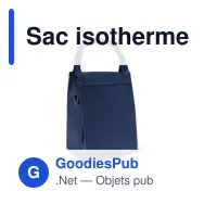 Sac isotherme personnalisable pliable avec tapis de pique-nique avec logo - 2 en 1 - Miniature 5