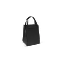 Variante Noir - Sac isotherme personnalisable pliable avec tapis de pique-nique avec logo - 2 en 1