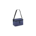 Variante Bleu foncé - Sac isotherme personnalisable 6 canettes en R-PET 600D avec logo - 5 L