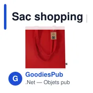 Sac shopping personnalisable Jamal Fairtrade avec logo - Miniature 8
