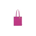 Variante fuchsia - Sac shopping personnalisable Jamal Fairtrade avec logo