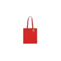 Variante rouge - Sac shopping personnalisable Jamal Fairtrade avec logo