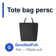 Tote bag personnalisable avec logo pour entreprises et événements - Miniature 4