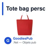 Tote bag personnalisable avec logo pour entreprises et événements - Miniature 7