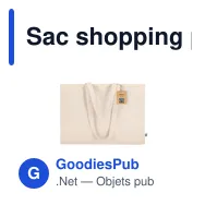 Sac shopping personnalisable Kimich Fairtrade avec logo - Miniature 4