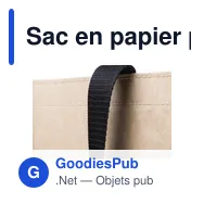 Sac en papier personnalisable Kolsar avec logo pour entreprises - Miniature 4