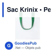 Sac Krinix - Miniature 12