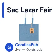 Sac Lazar Fairtrade - Miniature 1