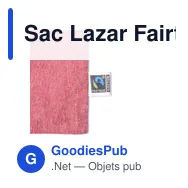 Sac Lazar Fairtrade - Miniature 5