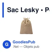 Sac en jute personnalisable Lesky avec logo pour vos événements - Miniature 4