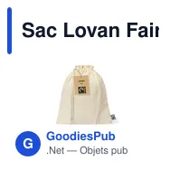 Sac Lovan Fairtrade - Miniature 1
