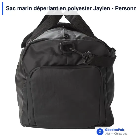 Sac de sport personnalisable en polyester avec logo - Jaylen - Image 3