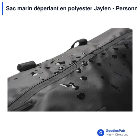 Sac de sport personnalisable en polyester avec logo - Jaylen - Image 5