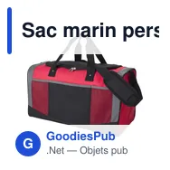 Sac marin personnalisable en polyester avec logo - Wyatt - Miniature 2