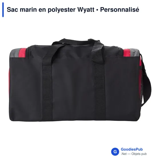 Sac marin personnalisable en polyester avec logo - Wyatt - Image 4