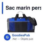 Sac marin personnalisable en polyester avec logo - Wyatt - Miniature 9