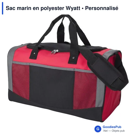 Sac marin personnalisable en polyester avec logo - Wyatt - Image 10