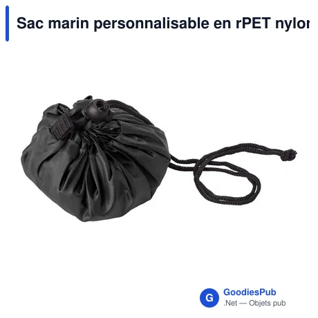 Sac marin personnalisable en rPET nylon 210D avec logo - José
