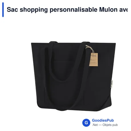 Sac shopping personnalisable Mulon avec logo - Écologique et pratique