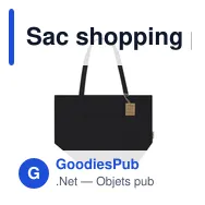 Sac shopping personnalisable Mulon avec logo - Écologique et pratique - Miniature 2