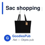 Sac shopping personnalisable Mulon avec logo - Écologique et pratique - Miniature 4