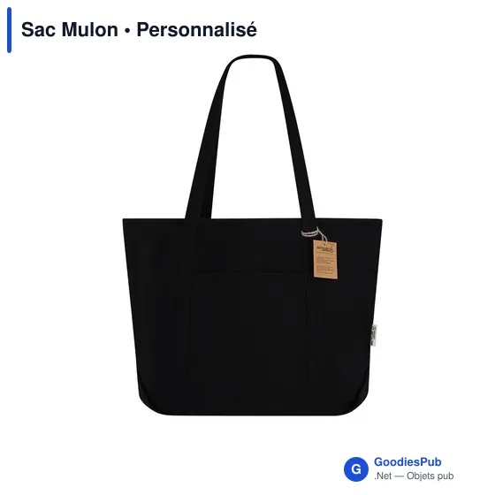 Sac shopping personnalisable Mulon avec logo - Écologique et pratique - Image 5