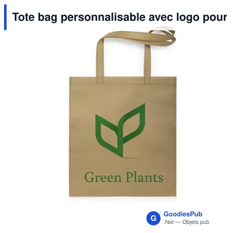 Tote bag personnalisable avec logo pour entreprises