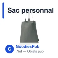 Sac personnalisable en non-tissé 75 g/m² 38 x 42 cm avec logo - Couleurs - Miniature 12