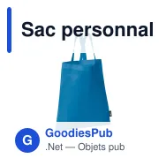 Sac personnalisable en non-tissé 75 g/m² 38 x 42 cm avec logo - Couleurs - Miniature 4