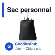 Sac personnalisable en non-tissé 75 g/m² 38 x 42 cm avec logo - Couleurs - Miniature 7