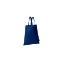 Variante Bleu foncé - Sac personnalisable en non-tissé 75 g/m² 38 x 42 cm avec logo - Couleurs