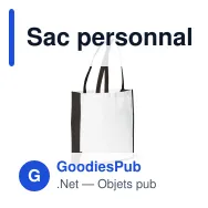 Sac personnalisable en non-tissé 75 g/m² à soufflet 38 x 9 x 42 cm avec logo - Bicolore - Miniature 4