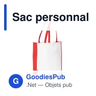Sac personnalisable en non-tissé 75 g/m² à soufflet 38 x 9 x 42 cm avec logo - Bicolore - Miniature 7