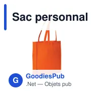Sac personnalisable en non-tissé 75 g/m² à soufflet 38 x 9 x 42 cm avec logo - Bicolore - Miniature 8