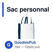 Sac personnalisable en non-tissé 75 g/m² à soufflet 38 x 9 x 42 cm avec logo - Bicolore - Miniature 9
