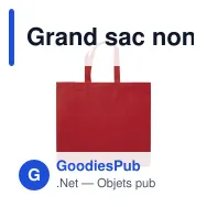Grand sac non-tissé laminé personnalisable 105 g/m² avec logo - Coloris - Miniature 5