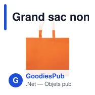 Grand sac non-tissé laminé personnalisable 105 g/m² avec logo - Coloris - Miniature 8
