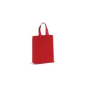 Variante Rouge - Sac shopping personnalisable en non-tissé laminé 105 g/m² avec logo - Moyen
