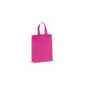 Variante Rose - Sac shopping personnalisable en non-tissé laminé 105 g/m² avec logo - Moyen