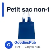 Petit sac non-tissé laminé personnalisable 105 g/m² avec logo - Coloris - Miniature 4
