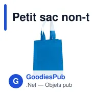 Petit sac non-tissé laminé personnalisable 105 g/m² avec logo - Coloris - Miniature 7