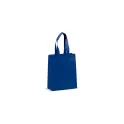 Variante Bleu foncé - Petit sac non-tissé laminé personnalisable 105 g/m² avec logo - Coloris